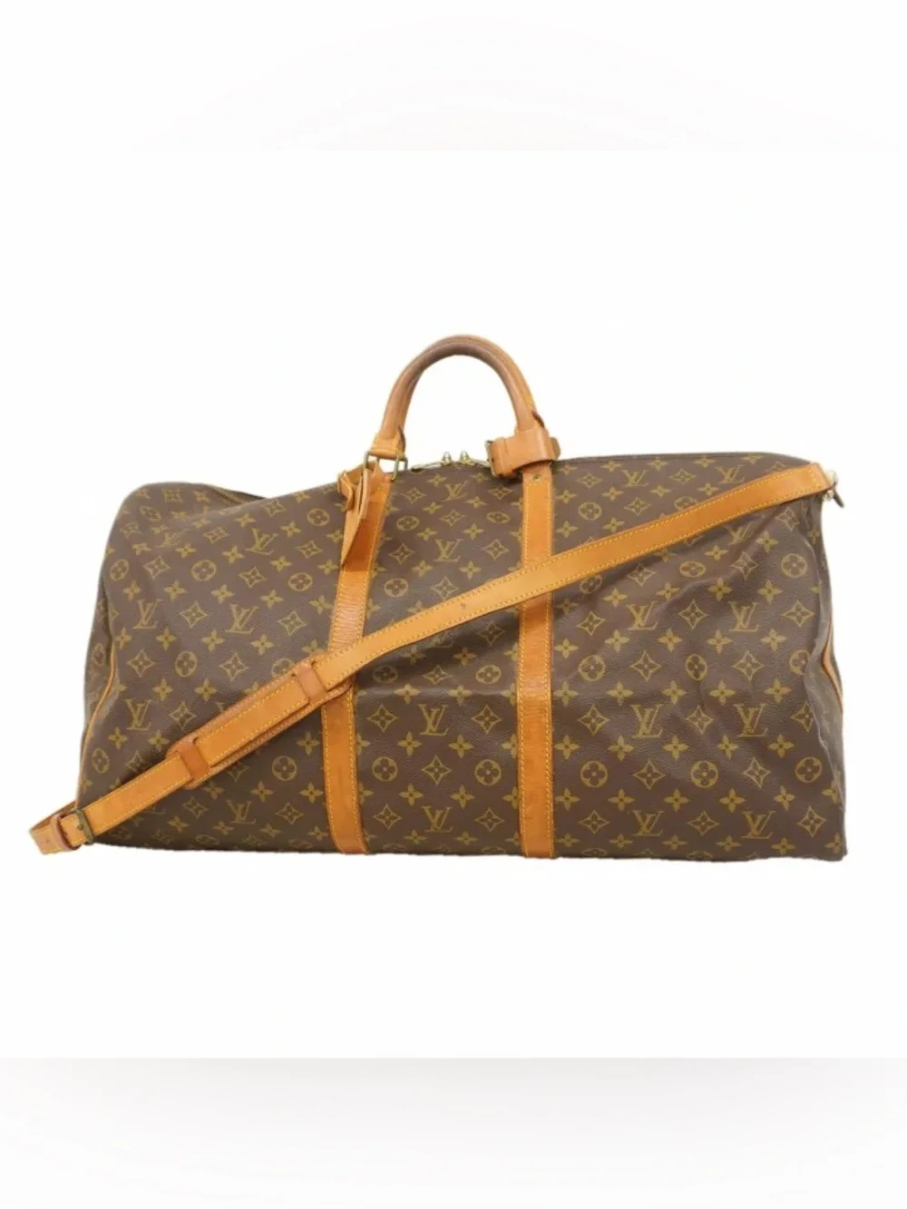 Authentic Louis Vuitton keepall 60 bandouliere travel with strap